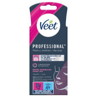 Veet Professional Plastry Z Woskiem Do Depilacji Twarzy 20 Szt.