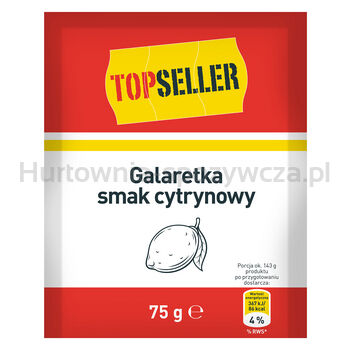 TOPSELLER Galaretka smak cytrynowy 75g