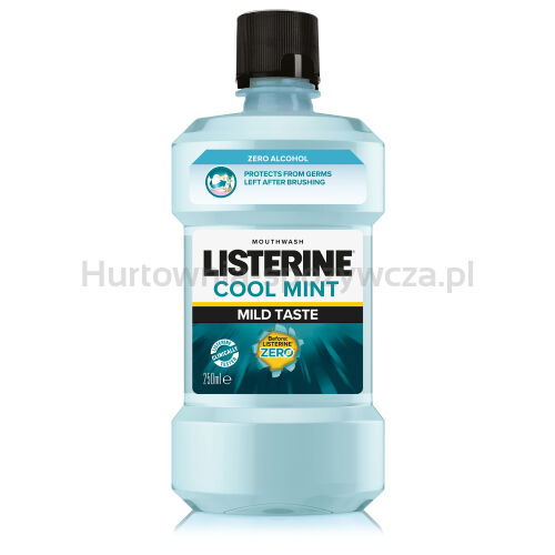 Listerine Płyn Do Płukania Jamy Ustnej Cool Mint Łagodny Smak 250Ml