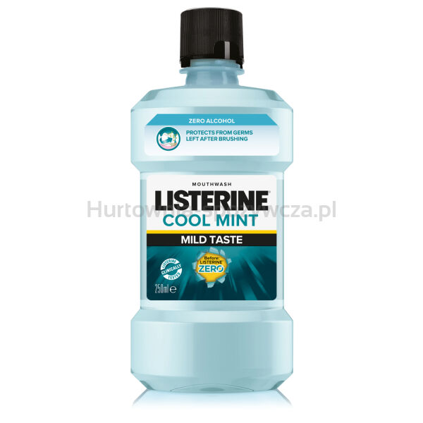 Listerine Płyn Do Płukania Jamy Ustnej Cool Mint Łagodny Smak 250Ml