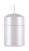 Świeca słupek DONAU HOME Adwent Lakier, 50x80mm, 4 szt., biały perła - 4