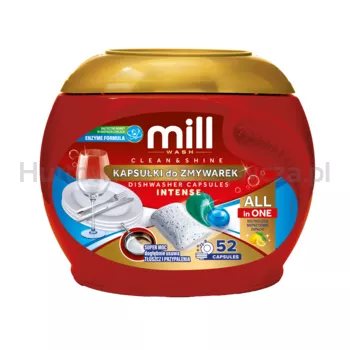 Mill Kapsułki do zmywarek CLEAN&ampSHINE Intense 52 szt.