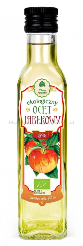 Ocet Jabłkowy 5 % Niefiltrowany Bio 250 Ml - Dary Natury [BIO]