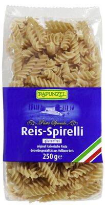 Rapunzel Makaron (Ryżowy Razowy) Świderki Bezglutenowy Bio 250 G [BIO]