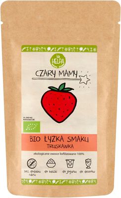 Łyżka Smaku Truskawka (Liofilizowana Sproszkowana Truskawka) Bio 40 G - Helpa [BIO]