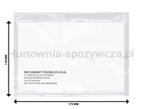 Koperta/przylga kurierska OFFICE PRODUCTS, C6, 500szt., transparentna - 3