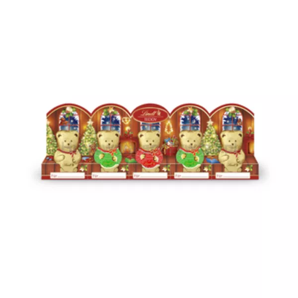 Lindt Teddy Milk Mini Xmas Tag 5X10G