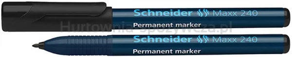 Schneider Marker permanentny Maxx 240, 1-2mm, czarny 