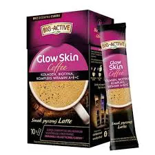 Big Active Rozpuszczalny napój kawowy Glow Skin 10 tb × 10 g