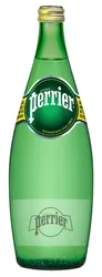 Woda PERRIER, mocny gaz, butelka szklana, 0,75l
