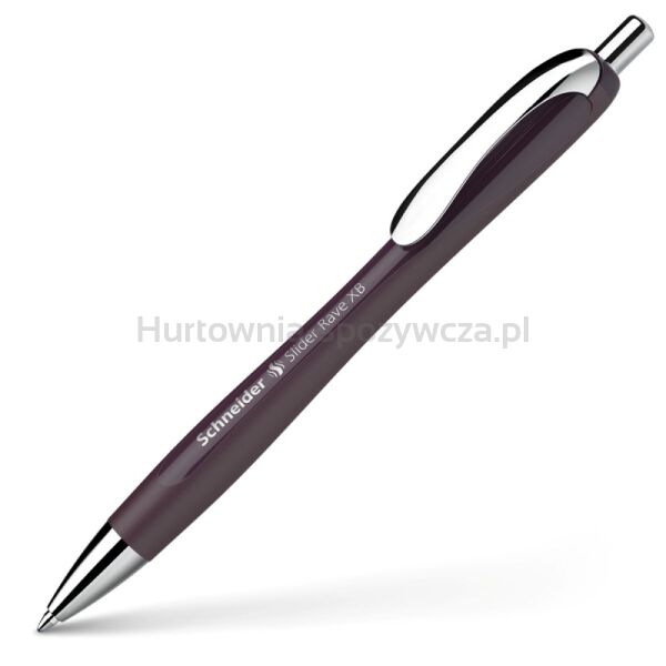 Długopis automatyczny SCHNEIDER Slider Rave, XB, 1szt., fioletowy - 2