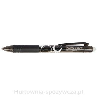 Długopis Automatyczny Q-Connect , 1,0Mm, Wymazywalny, Czarny