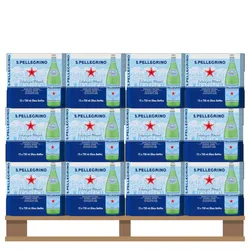 Woda S.Pellegrino gazowana 0,75 l <br>(Paleta 990 szt.)  SK