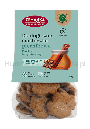 Ciastka Piernikowe Bezglutenowe Bio 100 G - Zemanka [BIO]