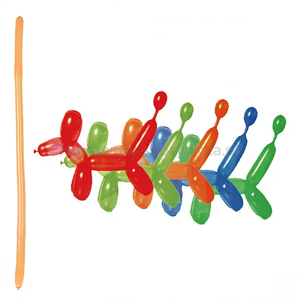 Zestaw balonów PARTY GO, podłużne, 29cm, 15 szt., mix kolorów