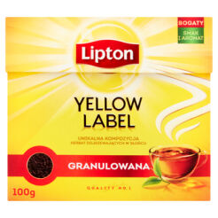 Lipton Yellow Label Herbata Czarna Granulowana 100 G