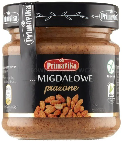 Pasta Migdałowa Z Prażonych Migdałów 185 G