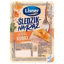 Lisner Śledzik Na Raz W Sosie Grzybowym Kurki 100G