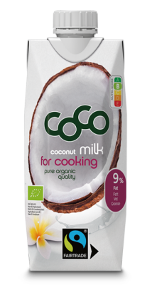 Coconut Milk - Napój Kokosowy Do Gotowania Bez Dodatku Cukrów Bio 500 Ml - Coco (Dr Martins) [BIO]