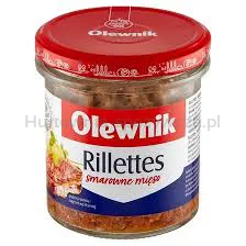 Olewnik Rillettes Smarowne Mięso 260 g