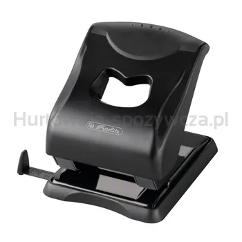 Herlitz Dziurkacz Czarny Ze Skalą Rozmiar 4.0