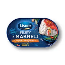 Lisner Filety z makreli w Sosie Pomidorowym 170 g