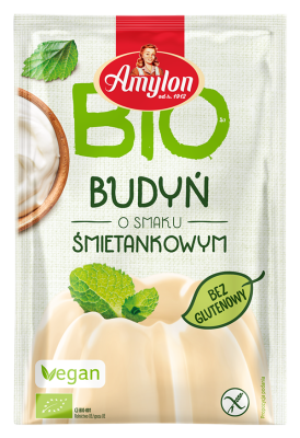 Budyń O Smaku Śmietankowym Bezglutenowy Bio 40 G - Amylon [BIO]