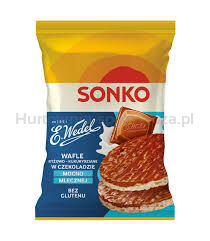 Sonko Wafle Ryżowo-Kukurydziane W Czekoladzie Mocno Mlecznej 30 G