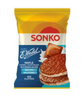 Sonko Wafle Ryżowo-Kukurydziane W Czekoladzie Mocno Mlecznej 30 G