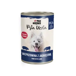 Pan Mięsko Psia Uczta Wieprzowina Z Jagnięciną 400 G