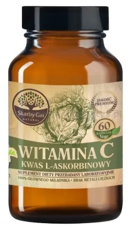 Witamina C Z Kapusty Kwas L-Askorbinowy  W Kapsułkach 60 G