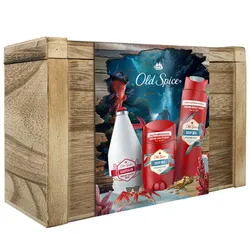 Old Spice Zestaw Podarunkowy Z Dezodorantem W Sztyfcie, Żelem Pod Prysznic I Balsamem Po Goleniu