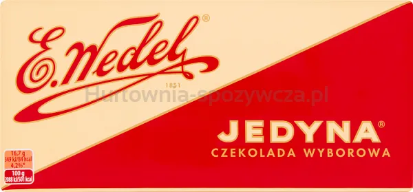 Wedel Czekolada Deserowa Jedyna 100G