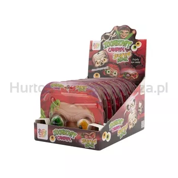 Sweet'nFun Zommbeast Candy Jelly Eye Mask Żelki zombi w opakowaniu maska 14 g