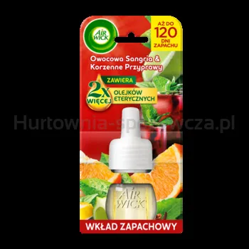 Air Wick Elektryczny odświeżacz powietrza Owocowa Sangria z Przyprawami Wkład 19 ml