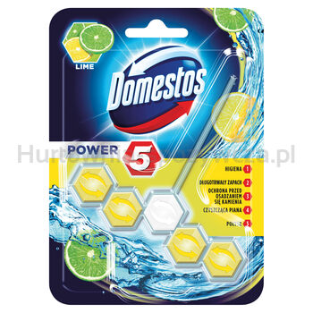 Domestos Kostka Toaletowa Power 5 Lime 55 G