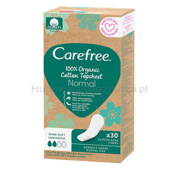 Carefree Wkładki Higieniczne Cotton Organic 30 Szt.