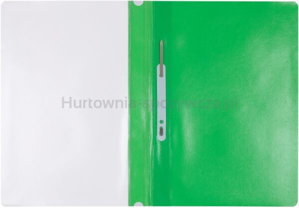 Office Products Skoroszyt, PP, A4, miękki, 100/170mikr., zielony  - 2
