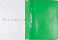 Skoroszyt OFFICE PRODUCTS, PP, A4, miękki, 100/170mikr., zielony - 2
