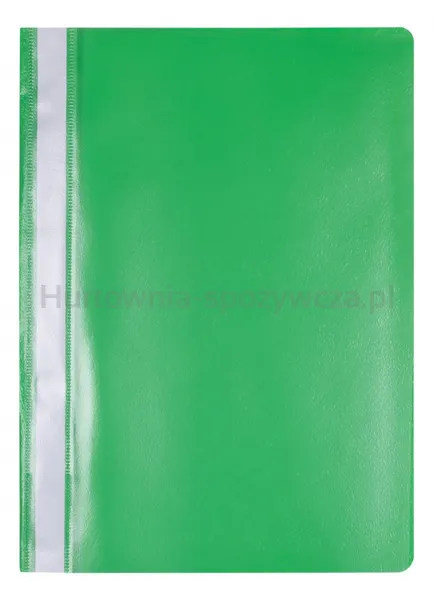 Office Products Skoroszyt, PP, A4, miękki, 100/170mikr., zielony 