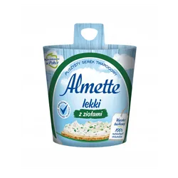 Almette Puszysty serek twarogowy lekki z ziołami 150 g
