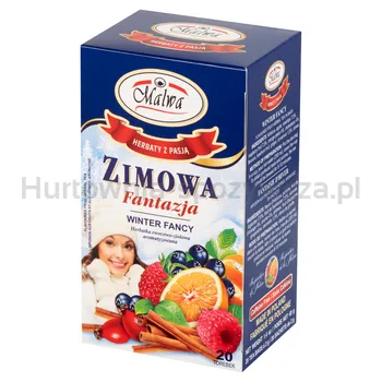 Malwa Herbata owocowo-ziołowa zimowa fantazja 20x2g