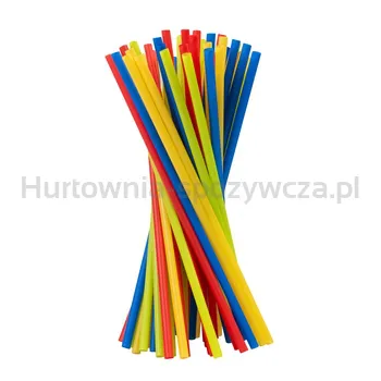 Rurki Wielokrotnego Użytku, Kolorowe 7/240 Mm, Opakowanie 100 Sztuk, Horeca Polska