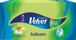 Chusteczki Uniwersalne Velvet Balsam Ekstrakt Szt. 70