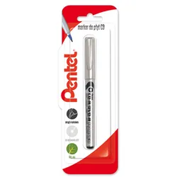 Pentel Marker do płyt CD i DVD, NMS51 - czarny