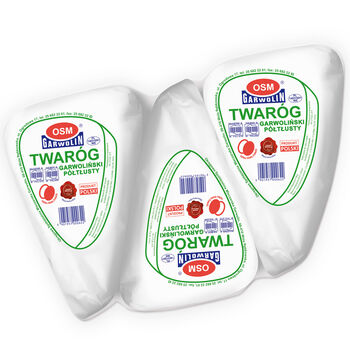 Twaróg Półtłusty Pergamin Osm Garwolin około 1,5Kg