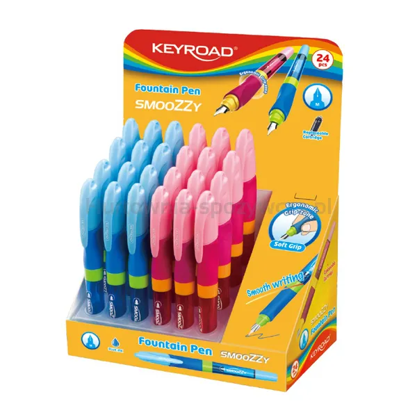 Pióro Wieczne Keyroad Smoozzy Writer, M, Pakowane Na Displayu, Mix Kolorów
