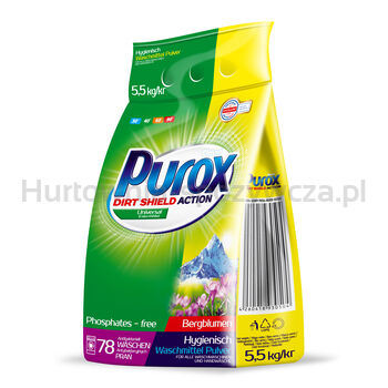 Purox Dirt Shield Action Universal Color + White 5,5Kg