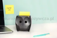 Podajnik do karteczek POST-IT, Z-Notes, sowa, + 2x45 kart. 76x76mm - 2