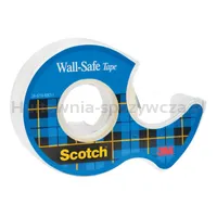 Taśma klejąca SCOTCH® Wall-Safe, bezpieczna dla ścian, na podajniku, 19mm, 16,5m, transparentna - 2